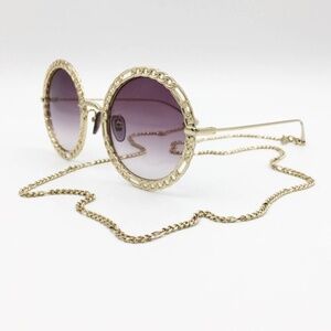 NEW GUCCI GG1113S - 002 Chain Sunglasses